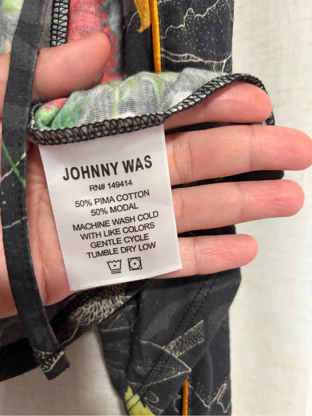 Johnny Was Floral Robe - Picture 5 of 6